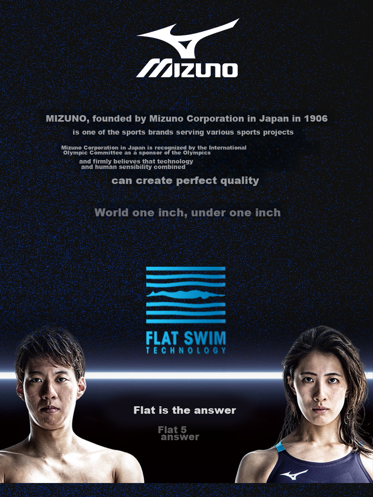 MIZUNO Men's Professional Quick-Dry Swim Shorts, Long Fitness Swimsuit, Fashionable Plus Size Surfing Suit B1103 Black XL 2