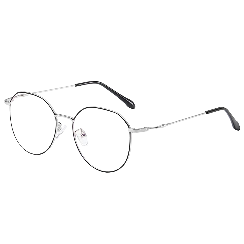Boshide Myopia Glasses, Ultra-Light Protective Eyewear, Non-Prescription Glasses for Bare Face, Prescription Available for Myopia, Left And Right Eyes 200 Degrees