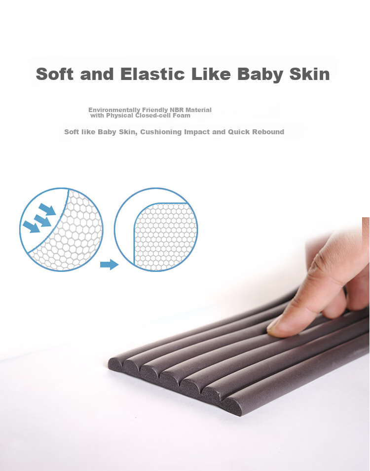 Babyprints Baby Safety Edge Guards, Children's Anti-Collision Strips, Infant Widened And Thickened Multifunctional Bumper Pads, 6 Meters Long, White 9
