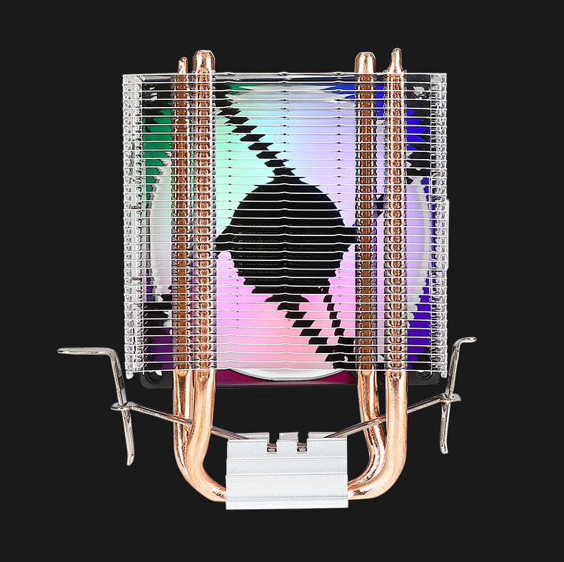 JPLAYER Ziyi Collaboration Edition 4 Copper Tube CPU Cooler, Black ARGB Lighting Synchronization, Intelligent Temperature Control (Supports All Platforms, Includes Thermal Paste, 170W Power Dissipation) JPS-509 12