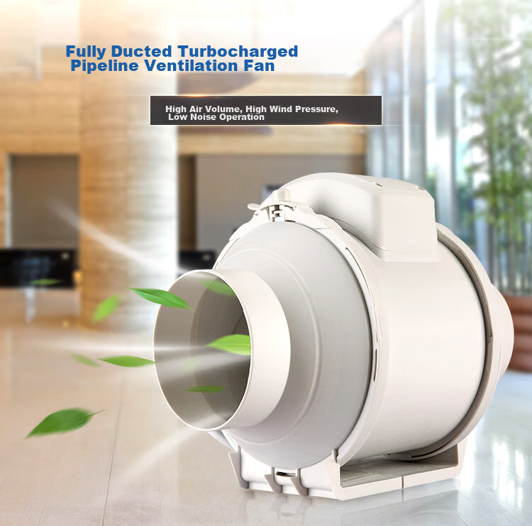 JINLING Duct Fan Exhaust Fan for Bathroom Ventilation, Kitchen Duct Extractor Fan, 6-Inch, DPT15-44 1
