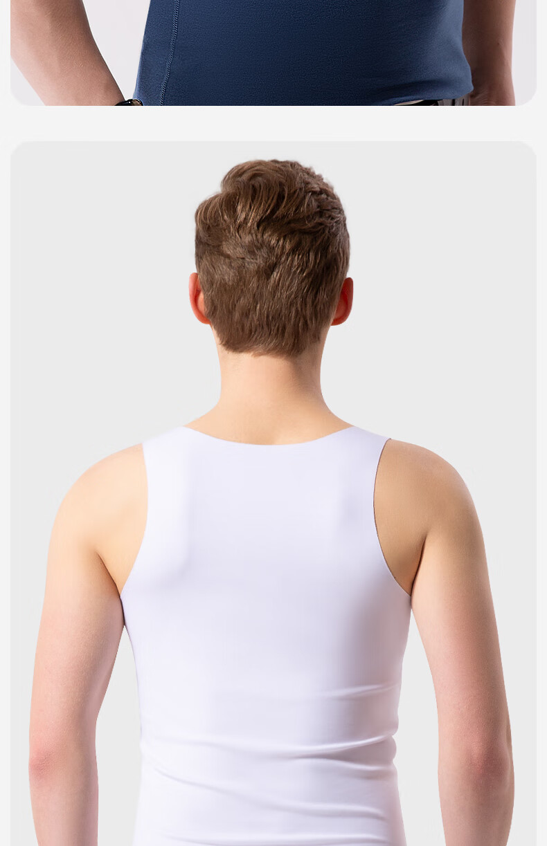 Jianyun Modal Seamless Vest Men's Thin Sports Sweat-Absorbing Base Layer Fitness Breathable Undershirt Tank Top Underwear 30