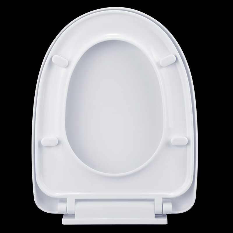 Haili Toilet Seat Universal Thick V-Shaped U-Shaped Toilet Cover Ring, Home Toilet Replacement Parts 079 17