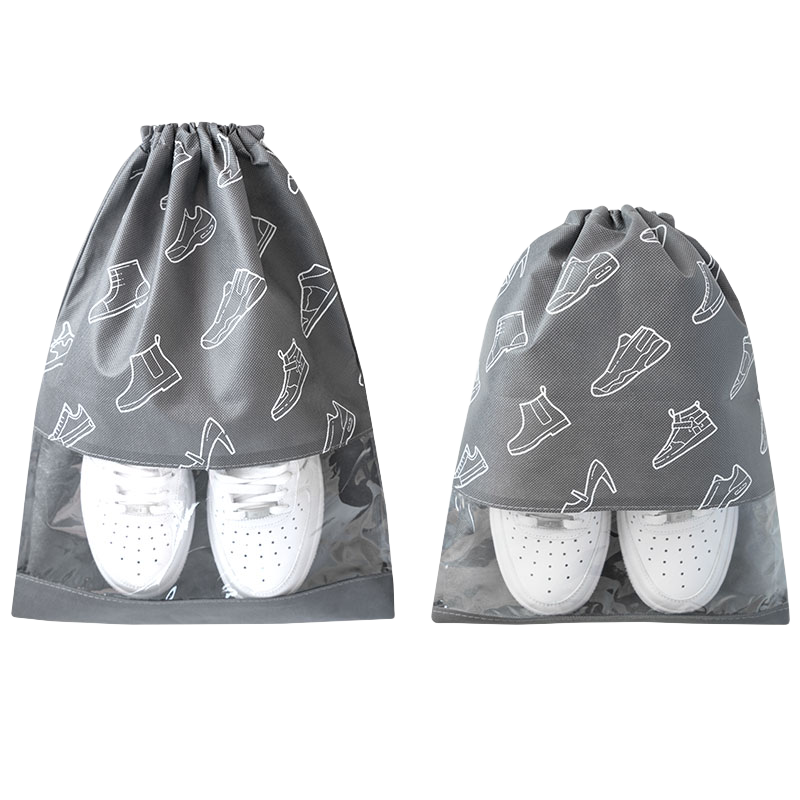 BANANA TRIP Shoe Bags Portable Travel Shoe Storage Bags Drawstring Closure Bags for Business Trips And Travel Organization 2-Pack