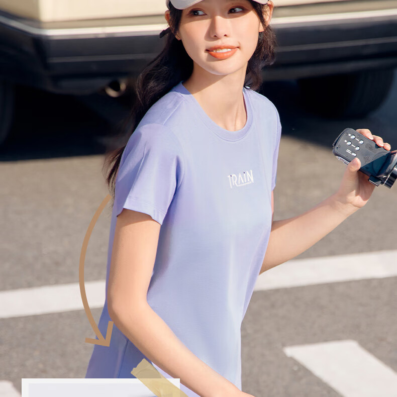 361° Women's T-Shirt Summer New Trendy Casual Loose Sports Top Short Sleeve Mother's Day 662629106-3 14