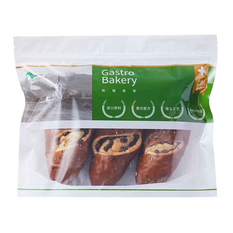 凯瑞美家 红豆碱水法棍360g 3个 德式蜜豆碱水面包 早餐 新鲜烘焙茶点心