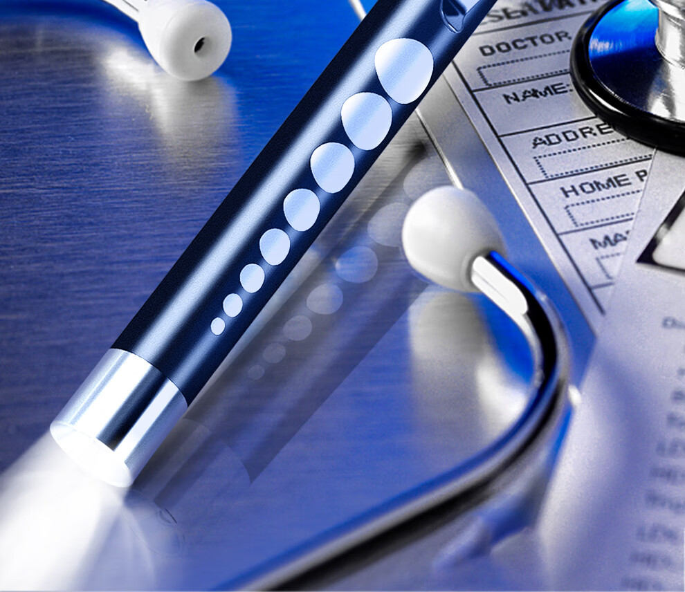 MOTIE Medical Flashlight Oral Pen Pupil Pen ENT Eye Doctor Nurse Portable Kindergarten Morning Inspection Pen 2