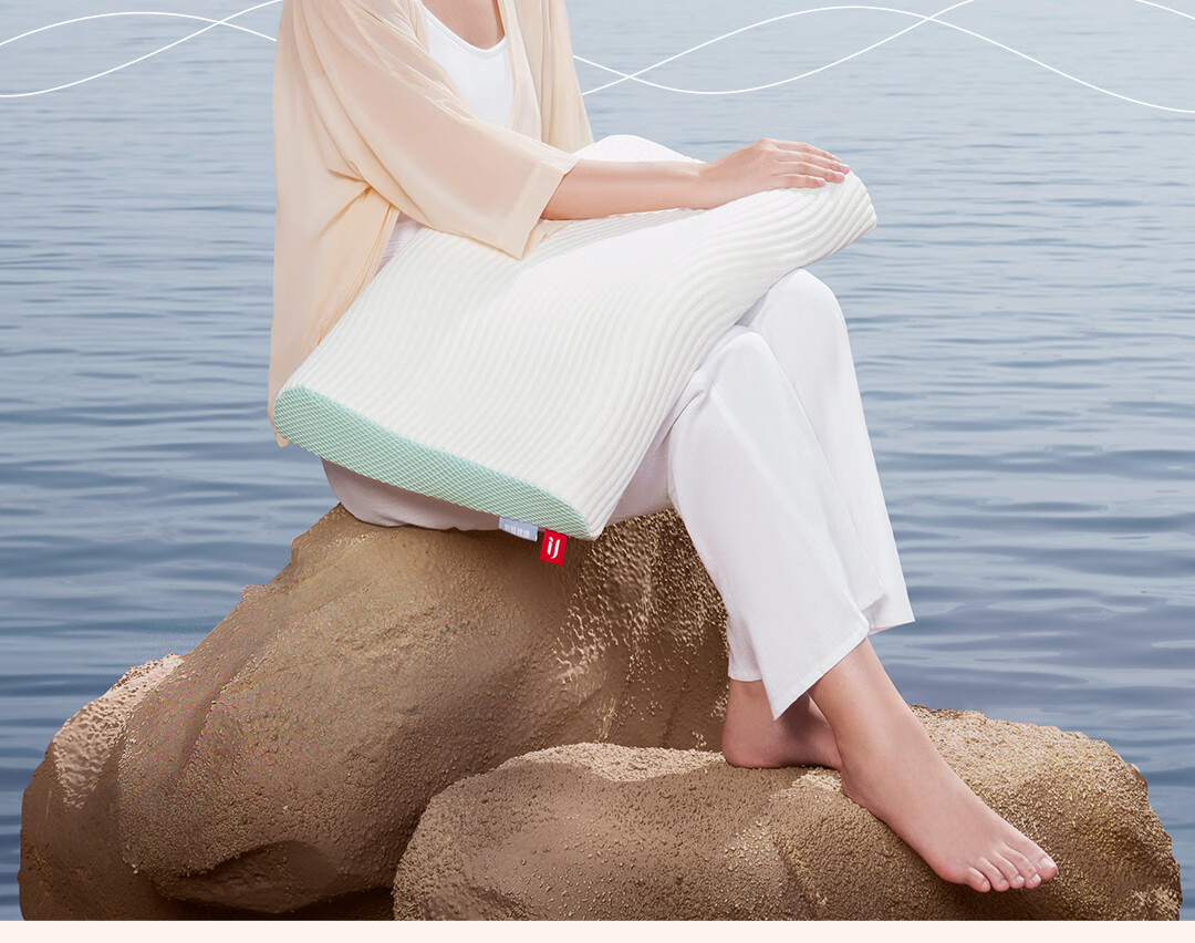Yuanqicaihong Latex Pillow, 94% Natural Latex, Imported from Thailand, Adult Cervical Spine Support Pillow, Classic Wave Pillow 2