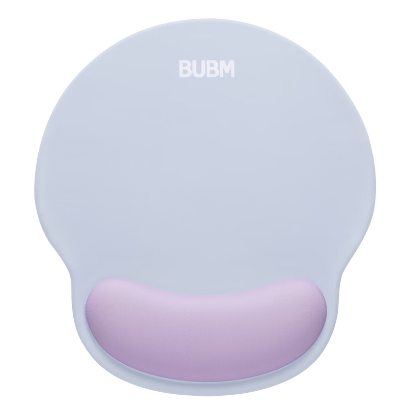 BUBM Wrist Rest for Women, Hand Pad, Creative Simple Laptop Mouse Wrist Support, Non-Slip Mouse Pad, Silicone Hand And Wrist Protector for Men, Smog Blue + Purple