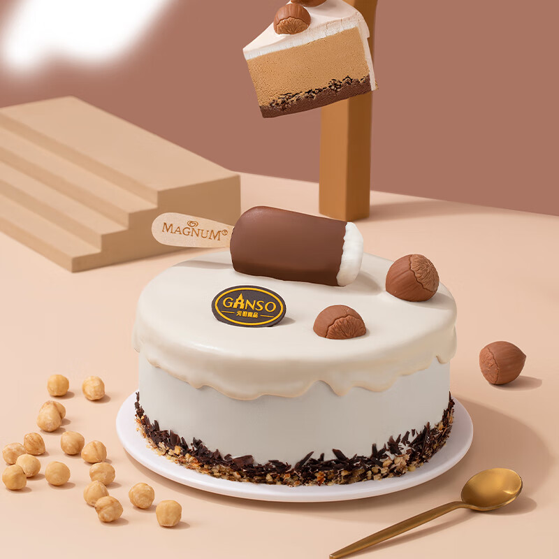 元祖（GANSO）企业专属 生日蛋糕同城配送 340型