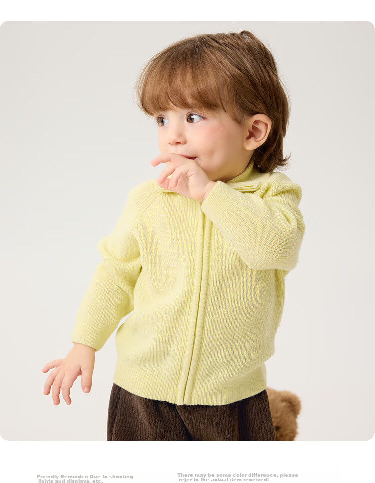 BALABALA Children's Clothing, Baby Sweater, Winter Undershirt for Kids, Infant Wool Sweater, Cardigan, Warm Knitted Cardigan for Boys And Girls 17