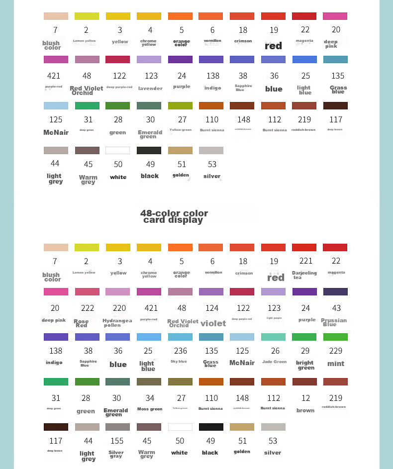 SAKURA [Mid-Autumn Festival Gift] ReCoupy Full Core Non-Wood Colored Pencil Set for Beginners, Drawing Sketching Hand-Drawn Coloring Card Crayon Set Gift 18