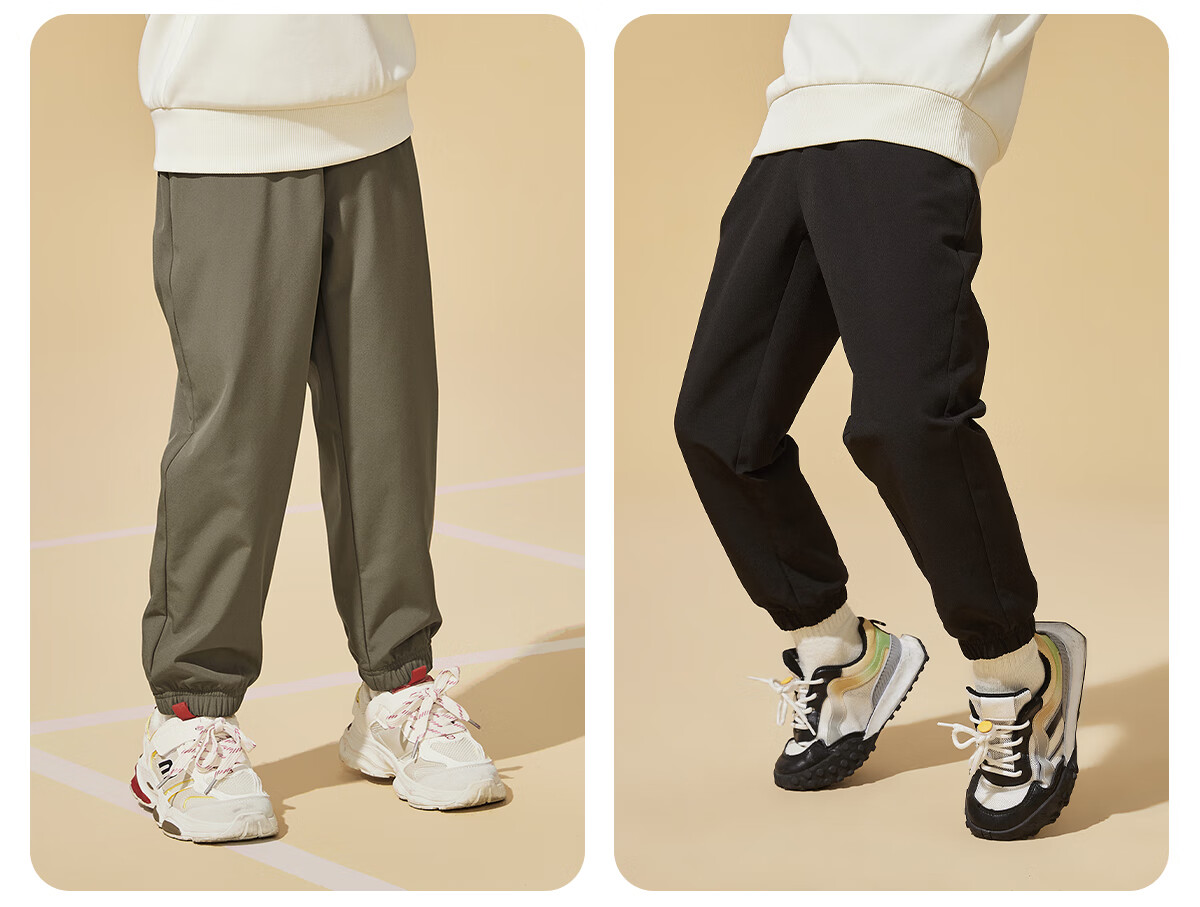 Baleno Boys' Pants, Spring And Autumn 2026 Style, Children's Outdoor Sports Waterproof Cargo Pants, Hiking Pants, Kids' Tapered Casual Trousers 37