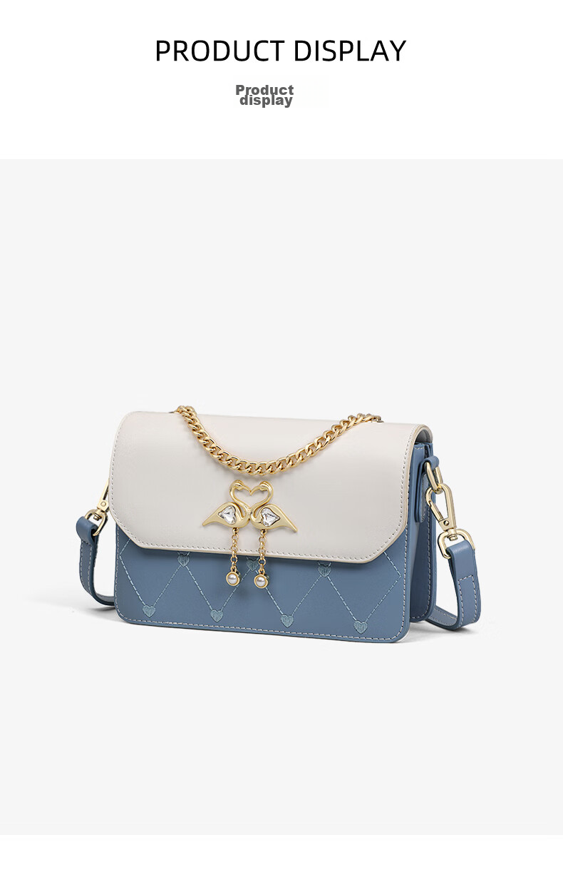 Aiqinghai Leather Handbag, Women's Crossbody Bag, Shoulder Bag, Small Square Phone Bag, Practical Birthday And Mother's Day Gift for Mom 15