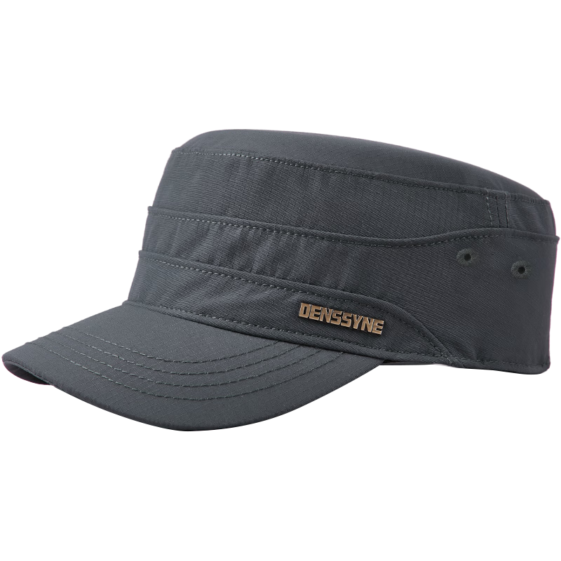 Denssyne Short Brim Quick-Dry Hat for Men, Lightweight All-Season Outdoor Casual Fishing Baseball Cap, Spring And Autumn Sun Protection Flat Top Hat for Middle-Aged And Elderly
