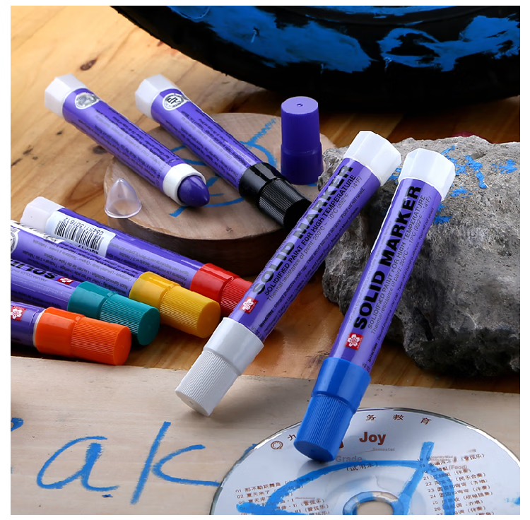 SAKURA Solid Paint Marker White, Marking Pen, Waterproof, Light-Resistant, Heat-Resistant, Can Be Written in Water, Industrial And Architectural Use Pen [Imported from Japan] 11