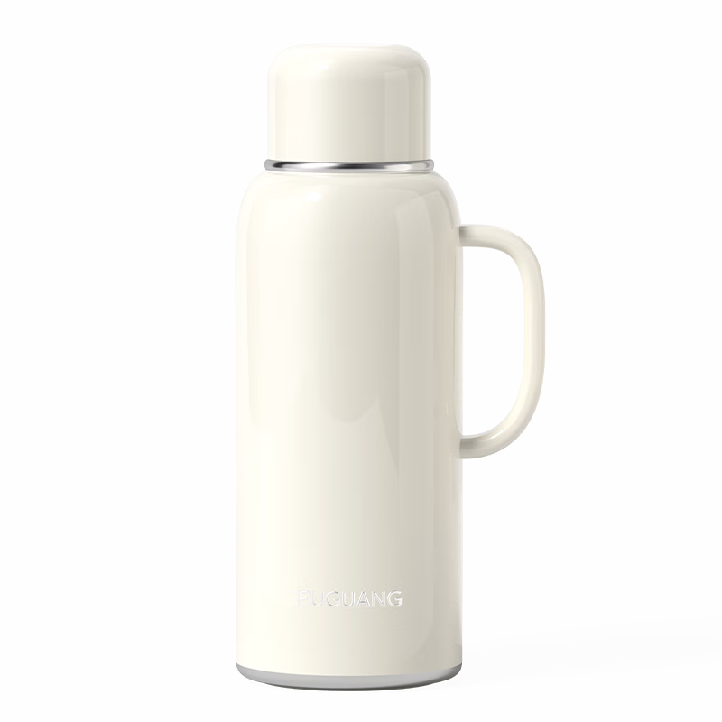 Fuguang Large Capacity Insulated Thermos Flask Stainless Steel Vacuum Water Bottle Portable Outdoor Hot Water Bottle 1200ML