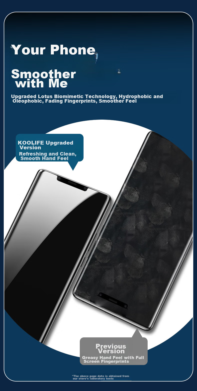 KOOLIFE Privacy Screen Protector for Huawei Mate50 Pro/Mate50 RS Porsche Design, Anti-Peeping Tempered Glass Film, Curved Full Coverage Ultra-Thin HD Protective Film for Mate50 Pro/Mate50 RS Porsche Design Smartphone 14
