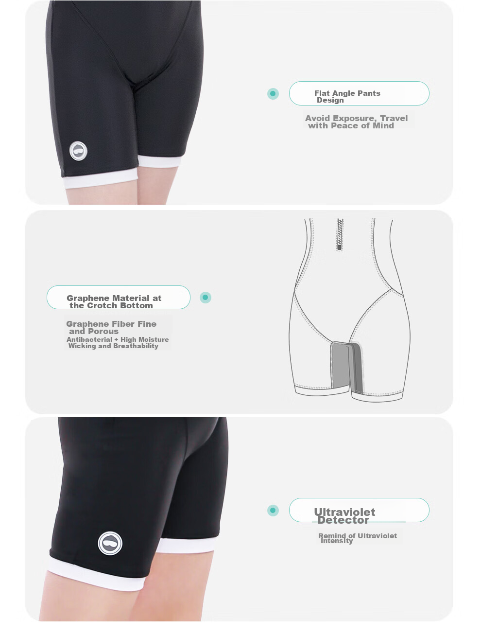 TOSWIM Children's Swimsuit, Youth One-Piece Square-Leg Swim Training Suit, Quick-Drying Sun Protection Swimwear, Original Black And White, Size 140 9