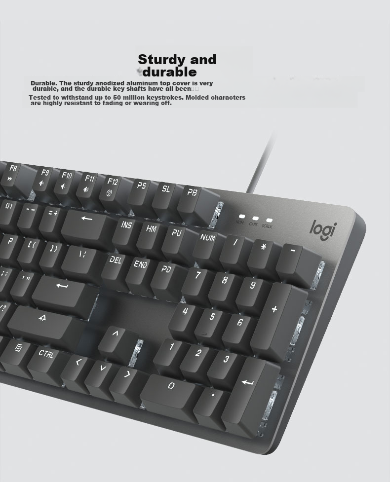 Logitech Lingyan Series K868, Tri-Mode Customizable Mechanical Keyboard, Wireless Keyboard, Bluetooth Keyboard, Customized Keyboard, White, 97 Keys 8