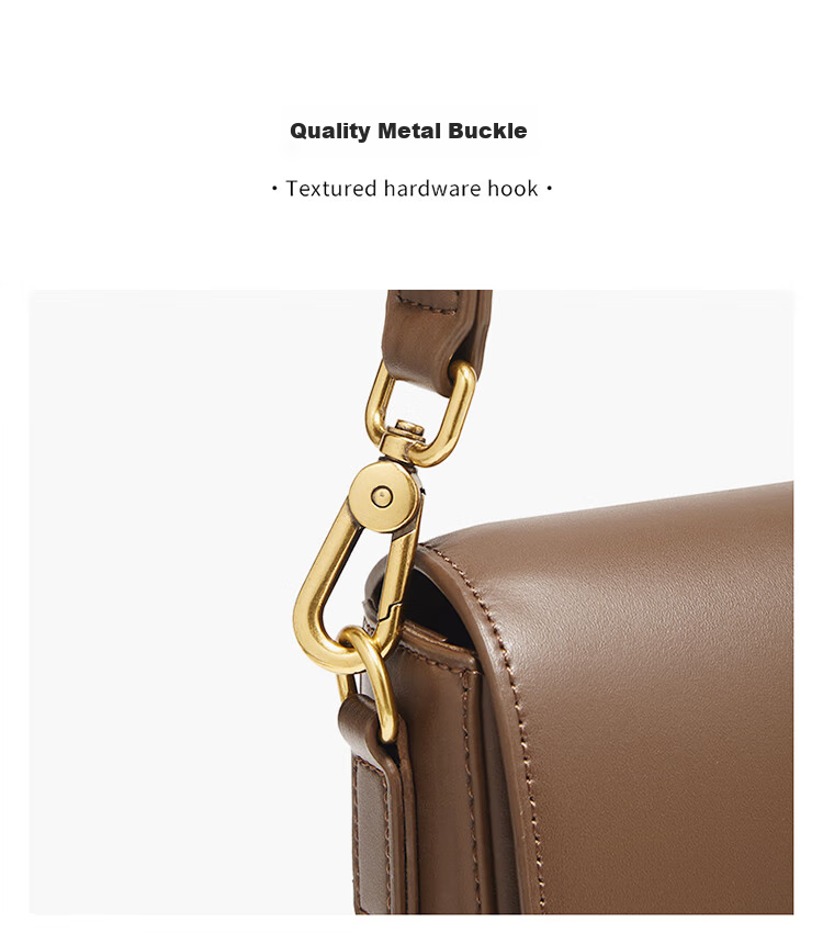 FOXER Top-Grain Leather Women's Handbag, Large Capacity Shoulder Bag, Crossbody Bag, Light Luxury Valentine's Day Gift 7