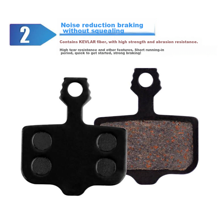 Move Iron Bicycle to Lian Mountain Bike Universal Brake Pads Disc Brake Pads Brake Liner Oil Brake Pads Cycling Accessories A Set of Two Pieces [TP-01B] 4