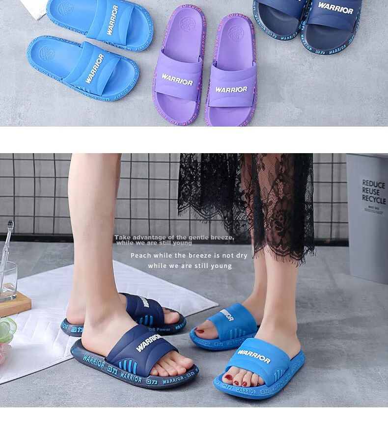 Huili Korean-Style Slippers, Couple Style, All Seasons, One-Word Design, Bathroom And Outdoor Wear, Non-Slip, Wear-Resistant Slippers, HL1203, Brown, Size 44 16