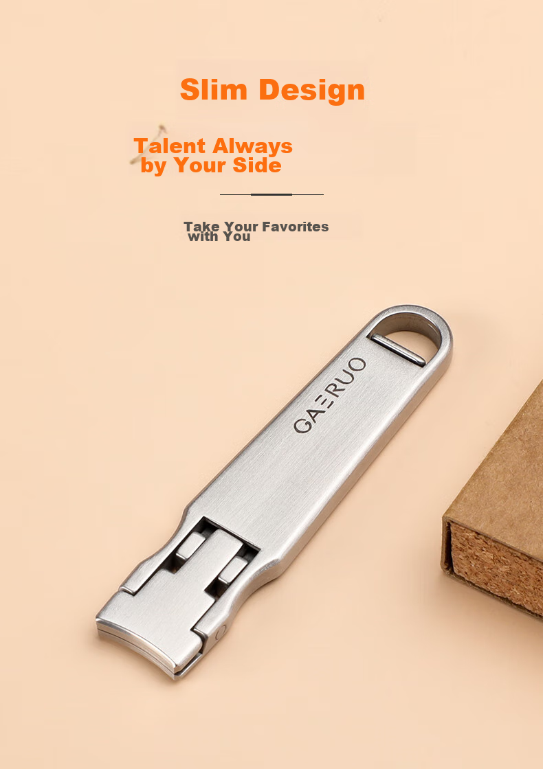 GAERUO Baby Nail Clipper, Small Size, Child-Friendly, Anti-Pinch, Household Use, Stainless Steel Nail Scissors 1