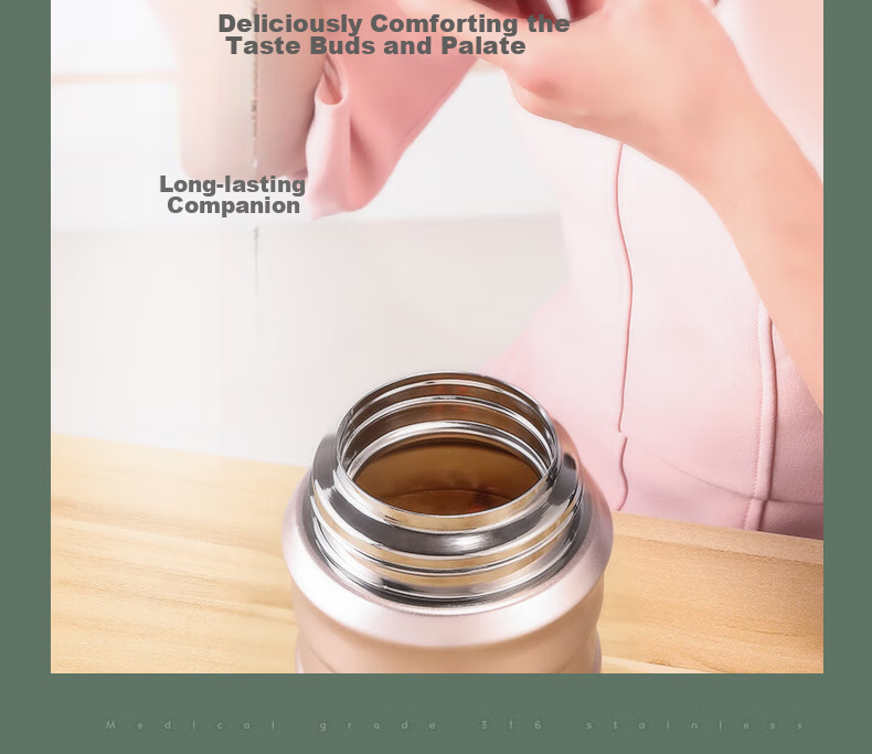 ASD 316L Stainless Steel Vacuum Insulated Food Jar, RWS80S8WG-W 12