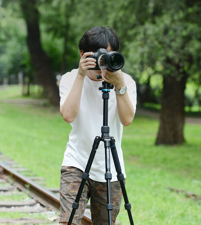 Benro Tripod IF28C+ DSLR Tripod Head Canon Nikon Camera Super Strong Carbon Fiber Foldable Convertible Monopod 13