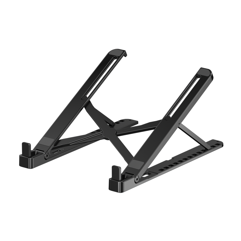 SUOHUANG 075 Laptop Cooling Stand Base, 15.6-Inch Foldable Height Adjustable Handheld Tablet Stand, Portable Riser with Storage, for Laptops up to 17 Inches