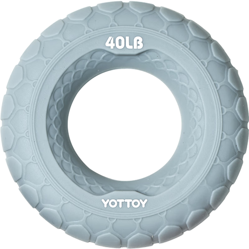 Yottoy Silicone Grip Ring, 40 Pounds, Finger Rehabilitation Training, Hand Strength Exercise, Grip Trainer, for Men And Women, Forearm Exercise
