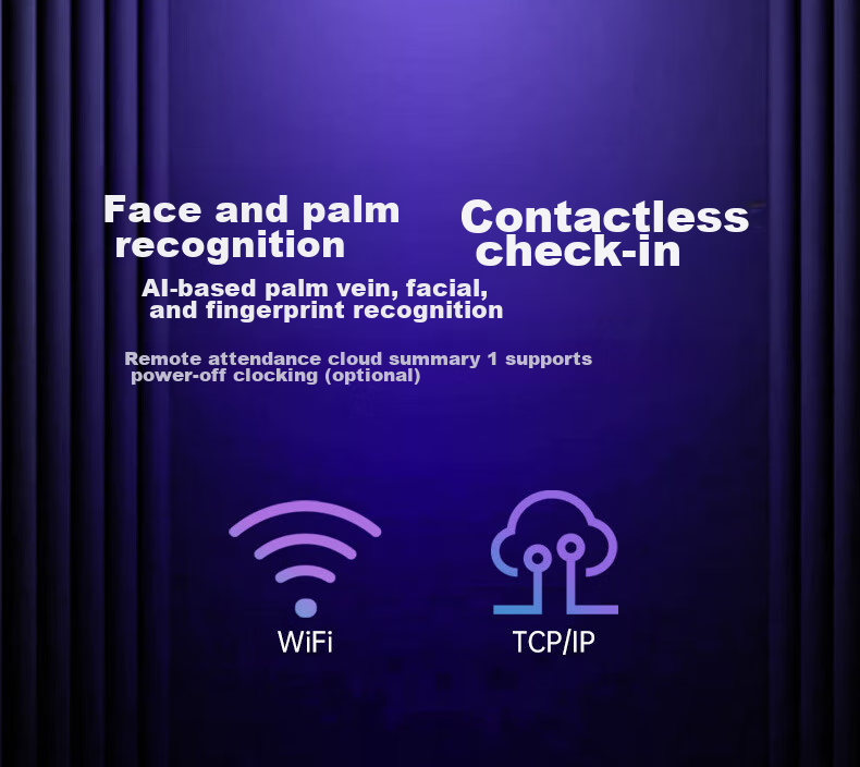 Haoshun (Hysoon) Smart Cloud Attendance Machine, Time Clock with Facial Recognition And Fingerprint, Wi-Fi Connected Attendance Machine, Remote Online Management, C39TW-BS 6