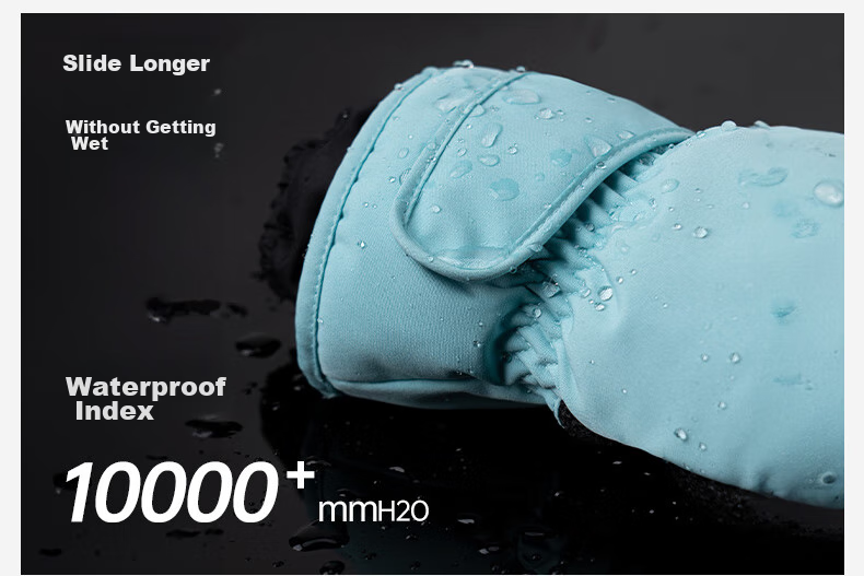 Flow Theory Kevlar Ski Gloves, Windproof, Waterproof, Warm, Wear-Resistant, Professional Single And Double Board Gloves 7