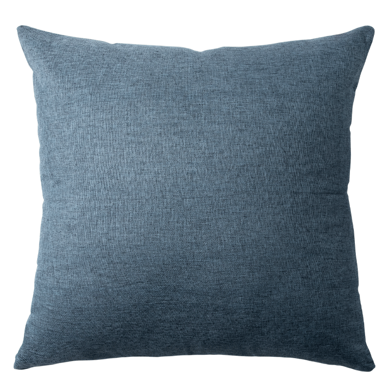FOOJO Removable Pillow Cushion for Sofa, Bed Headboard, Car And Office Use, Soft Pad, 45*45cm, Peacock Blue
