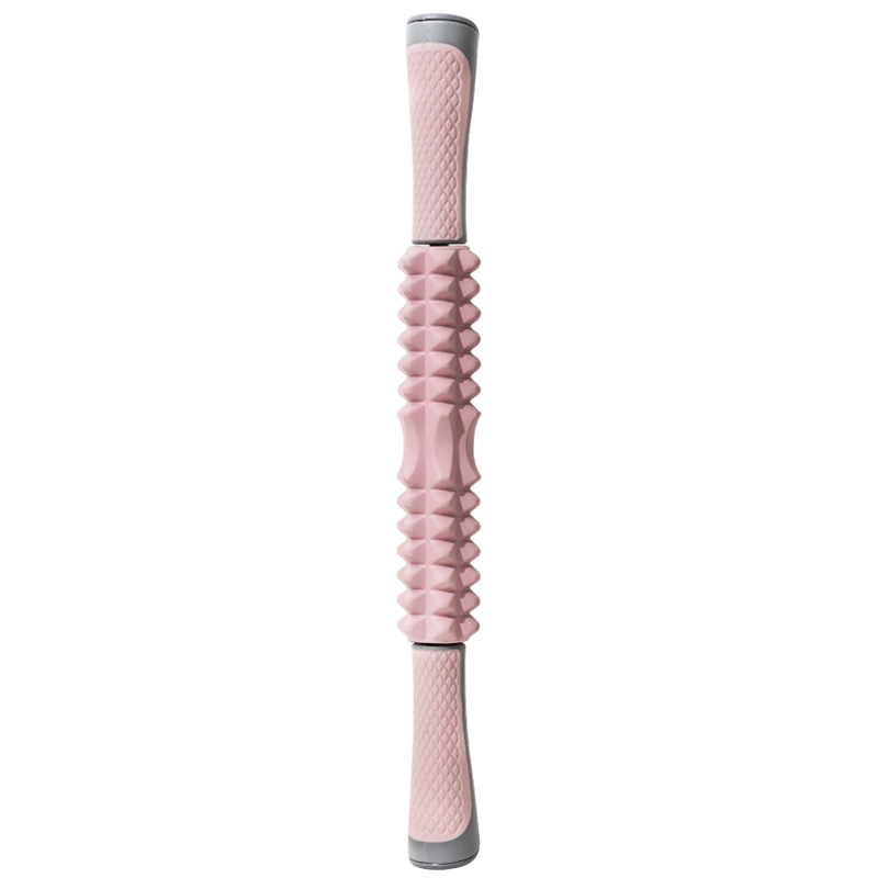 Yottoy Wolf Tooth Massage Stick Roller Shaft for Calf Muscle Fascia Relaxation And Super Pain Relief Langya Massage Device, Monet Pink