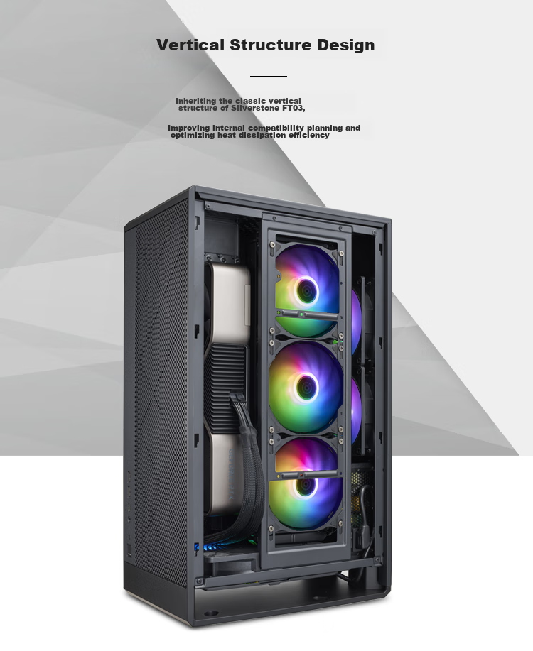 Silverstone FLP02 Retro ATX Tower Case (Nostalgic White/Compact Case/TURBO Full Speed Function/Type-C) 2
