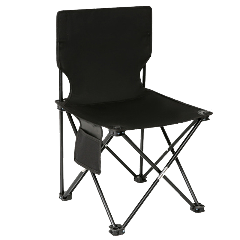 Adandyish Large Folding Chair with Backrest, Portable with Side Pockets, Outdoor Fishing Chair, Stool for Picnic And Camping