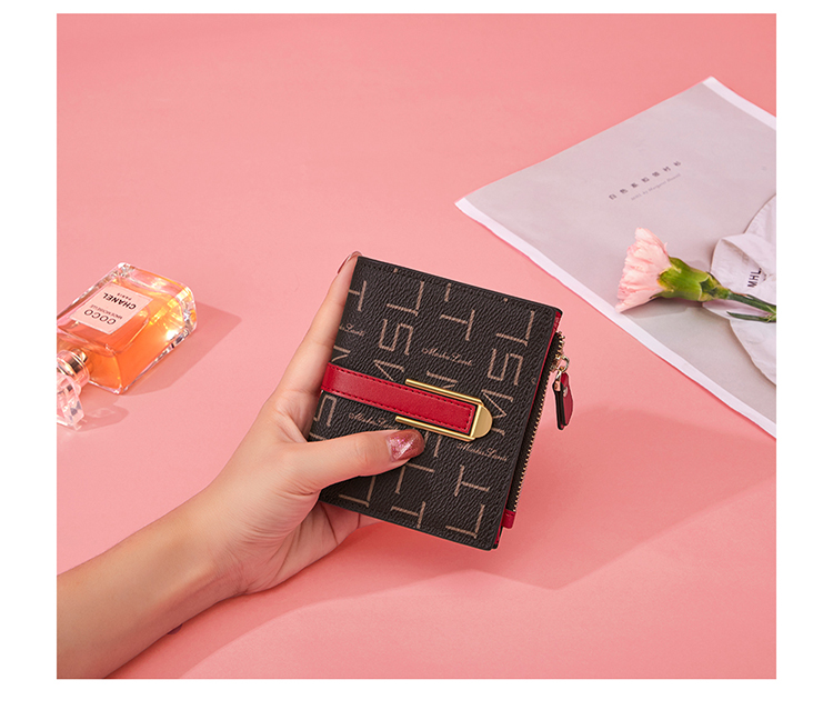 MashaLanti Ladies' Wallet, Luxury Short Purse for Women, Coin Purse And Card Holder Two-In Practical Mother's Day Gift 18