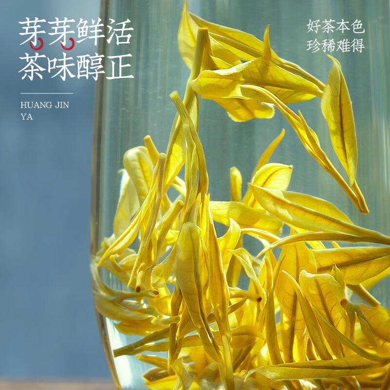 福茗源绿茶 安吉黄金芽奶白茶 特级明前新茶叶礼盒送长辈茶叶自己喝250g