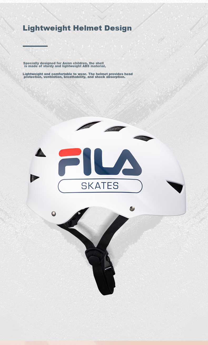 FILA Helmet, Professional Skateboarding, Adult And Children Safety Helmet, Universal Bicycle Safety Helmet, Black, Size M 6