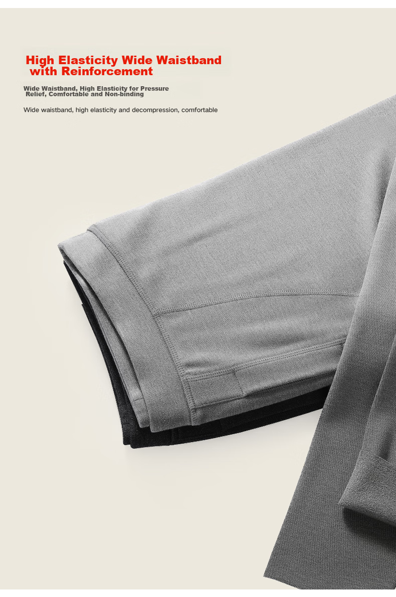 Hengyuanxiang [Winter Bestseller] Thermal Underwear for Men And Women, Heat-Retaining Autumn Top And Bottom, Seamless Warm Base Layer Set with Brushed Fabric 20
