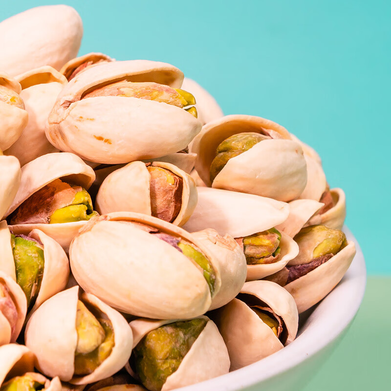 新边界 每日坚果炒货 休闲零食特产美国果原色无漂白开心果400g/罐