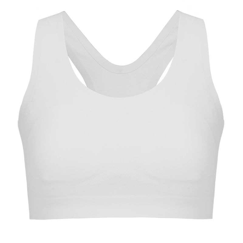 Aimer Children's And Girls' Bra One-Piece Knit Top, Big Girls' Cloud Girl First Stage Short Vest [Breeze] AJ1155721 White 150