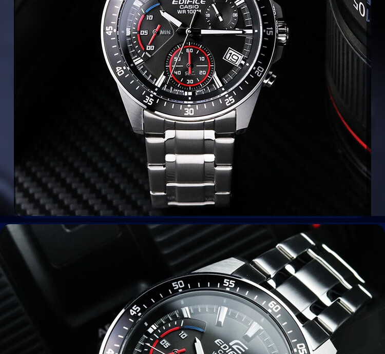 CASIO EDIFICE Men's Fashion Business Student Quartz Watch EFV-540D-1A 23
