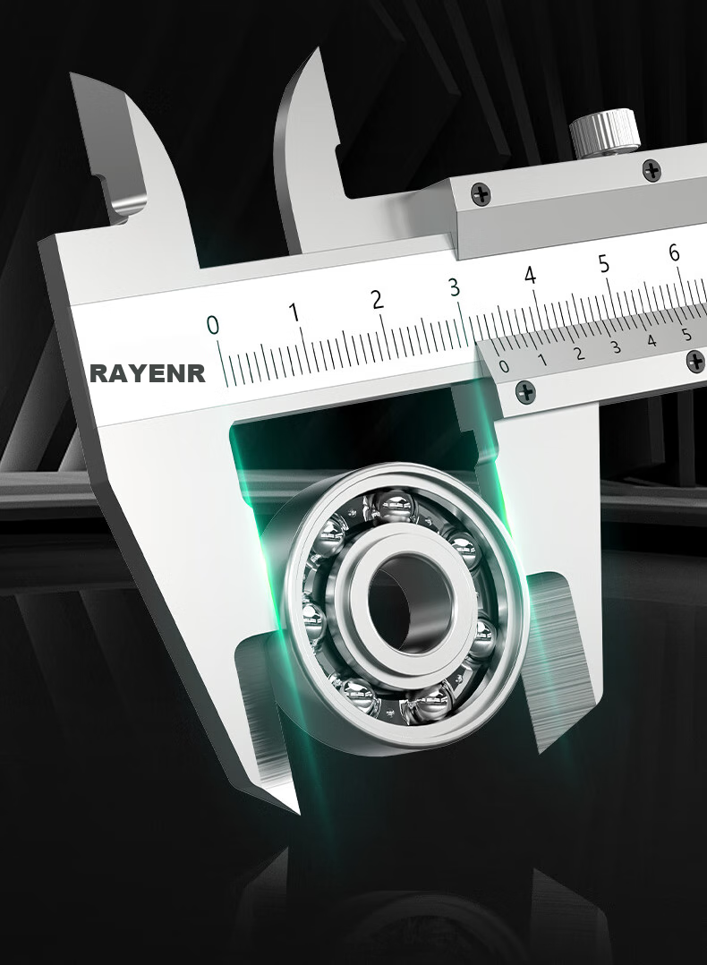 Ruineng High-Precision Vernier Caliper, Mechanical Caliper, Inner And Outer Diameter 0.02mm, Professional Measuring Tool, Measuring Ruler 150mm 7