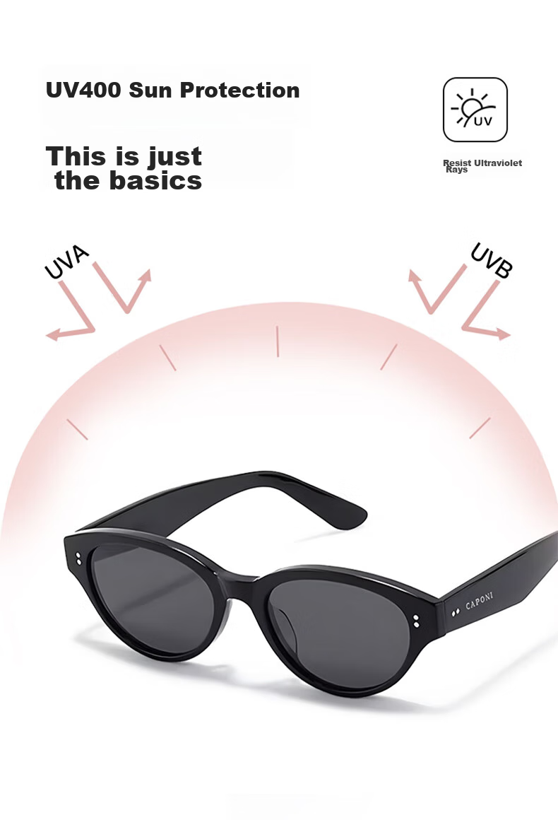 CAPONI Polarized Sunglasses for Women, 2026 New Style UV Protection Driving Glasses, Sun Protection Retro Eyewear 21
