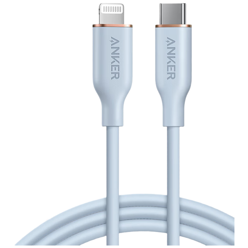 ANKE Charging Cable for Apple [MFi Certified], Compatible with IPhone 11/12/13/14, Type-C to Lightning 60W Fast Charging, Skin-Friendly Data Cable, 0.9m Blue