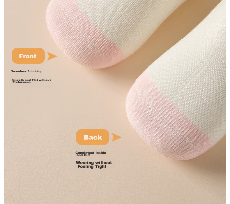 Beitaisi Baby Socks, Spring And Autumn Warm New Style, Moisture-Absorbing Non-Slip Newborn Infant Cotton Socks, Mid-Calf Socks for Boys And Girls 10