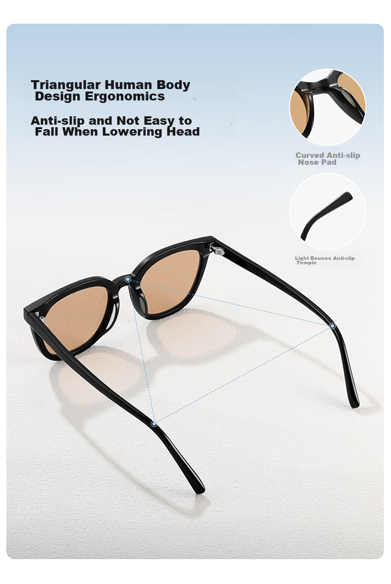 CAPONI Polarized Brown Sunglasses for Men And Women, Day And Night Use, Sunglasses with Prescription Lenses for Driving, UV Protection And Sun Protectio 12